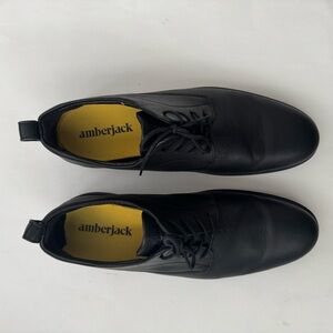 Amberjack The Original Derby Men's 13 Black Leather Dress Shoes Made in Portugal